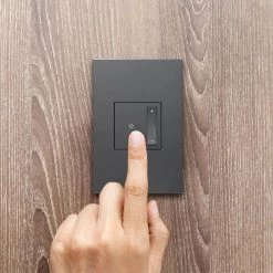 Adorne sofTap Tru-Universal 700W 1-Pole/3-Way LED/Halogen/MLV/Fluorescent/ELV/CFL Dimmer and Wall Plate, Magnesium by Legrand -Legrand Sales magnesium legrand dimmers adtp703tum4wp 66 1000