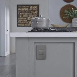 Adorne 15 Amp 125-Volt Tamper Resistant 1-Gang Pop-Out Outlet with Wall Plate, Magnesium by Legrand -Legrand Sales magnesium legrand electrical outlets receptacles arptr151gm2wp 66 1000