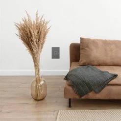 Adorne 6.0 Amp Ultra-Fast USB Type A/C Duplex Outlet, Magnesium by Legrand -Legrand Sales magnesium legrand electrical outlets receptacles arusb2ac6m4 1d 1000