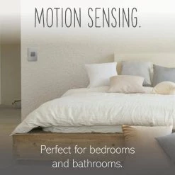 Adorne Sensa 15 Amp Single-Pole/3-Way Vacancy Switch, Magnesium by Legrand -Legrand Sales magnesium legrand motion sensors asvs12m4 4f 1000