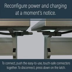 Wiremold ModPower 10 ft. Cord Magnesium 3-Outlet Primary Unit Surface Mount Power Strip with USB A/C by Legrand -Legrand Sales magnesium legrand power strips mdsa10 mg 44 1000
