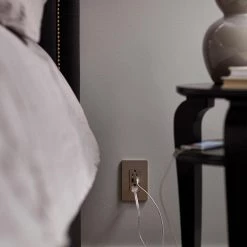 Radiant 15 Amp 125 Volt Duplex Outlet with 3.1 Amp USB, Nickel by Legrand 14 Radiant 15 Amp 125 Volt Duplex Outlet with 3.1 Amp USB, Nickel by Legrand -Legrand Sales nickel finish legrand electrical outlets receptacles tm826usbniccv4 c3 1000