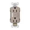 Radiant 15 Amp 125-Volt Tamper Resistant Self-Test GFCI Duplex Outlet with Night Light, Nickel by Legrand -Legrand Sales nickel legrand electrical outlets receptacles 1597ntltrnicc4 64 1000