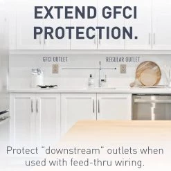 Radiant 15 Amp 125 Volt Tamper Resistant GFCI Residential/Commercial Decorator Duplex Outlet, Nickel by Legrand -Legrand Sales nickel legrand electrical outlets receptacles 1597trnicc4 44 1000