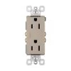 Radiant 15 Amp 125 Volt Tamper Resistant Decorator Outlet, Nickel by Legrand -Legrand Sales nickel legrand electrical outlets receptacles 885trnicc12 64 1000