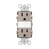 Radiant 15 Amp 125-Volt Tamper Resistant Night Light Decorator Duplex Outlet, Nickel by Legrand 2 Radiant 15 Amp 125-Volt Tamper Resistant Night Light Decorator Duplex Outlet, Nickel by Legrand -Legrand Sales nickel legrand electrical outlets receptacles ntl885trnicc6 64 1000