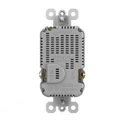 Radiant 15 Amp 125-Volt Decorator Duplex Outlet with 6.0 Amp Type A/C USB, Nickel by Legrand -Legrand Sales nickel legrand electrical outlets receptacles r26usbac6niccv4 c3 1000