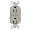 Radiant 15 Amp 125-Volt Decorator Duplex Outlet with 6.0 Amp Type C/C USB, Nickel by Legrand 1 Radiant 15 Amp 125-Volt Decorator Duplex Outlet with 6.0 Amp Type C/C USB, Nickel by Legrand -Legrand Sales nickel legrand electrical outlets receptacles r26usbcc6niccv4 64 1000