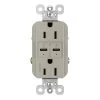 Radiant 15 Amp 125-Volt Tamper-Resistant Duplex Outlet with Ultra-Fast 6A PLUS 30W Power Delivery USB C/C, Nickel by Legrand 1 Radiant 15 Amp 125-Volt Tamper-Resistant Duplex Outlet with Ultra-Fast 6A PLUS 30W Power Delivery USB C/C, Nickel by Legrand -Legrand Sales nickel legrand electrical outlets receptacles r26usbpdnicc6 64 1000