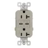 Radiant 20 Amp 125-Volt Tamper-Resistant Duplex Outlet with Ultra-Fast PLUS Power Delivery USB C/C, Nickel by Legrand 2 Radiant 20 Amp 125-Volt Tamper-Resistant Duplex Outlet with Ultra-Fast PLUS Power Delivery USB C/C, Nickel by Legrand -Legrand Sales nickel legrand electrical outlets receptacles tr20usbpdni 64 1000