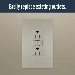 Radiant with Netatmo 15 Amp Decorator Duplex Smart Outlet, Nickel by Legrand -Legrand Sales nickel legrand electrical outlets receptacles wnrr15ni 66 1000