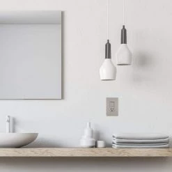 Radiant 15 Amp 120-Volt Single-Pole/3-Way Rocker Light Switch plus Tamper Resistant Outlet, Nickel by Legrand -Legrand Sales nickel legrand light switches rcd38trnicc6 66 1000