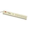 Wiremold Sentrex 6-Outlet 15 Amp Premium Grade Surge Strip with On/Off Switch, 15 ft. Cord by Legrand -Legrand Sales putty white legrand power strips m6s 15 64 1000