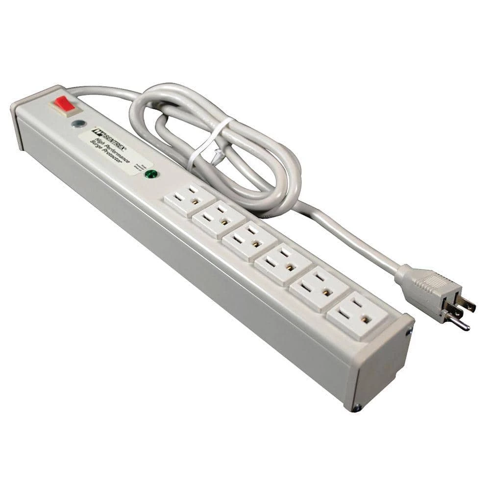 Wiremold Sentrex 6-Outlet 15 Amp Premium Grade Surge Strip with On/Off Switch, 6 ft. Cord by Legrand 3 Wiremold Sentrex 6-Outlet 15 Amp Premium Grade Surge Strip with On/Off Switch, 6 ft. Cord by Legrand