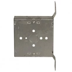 2-Gang Electrical Square Box with NMSC Clamps and Bracket (25-Pack) by RACO -Legrand Sales raco boxes brackets 223 4f 1000 1