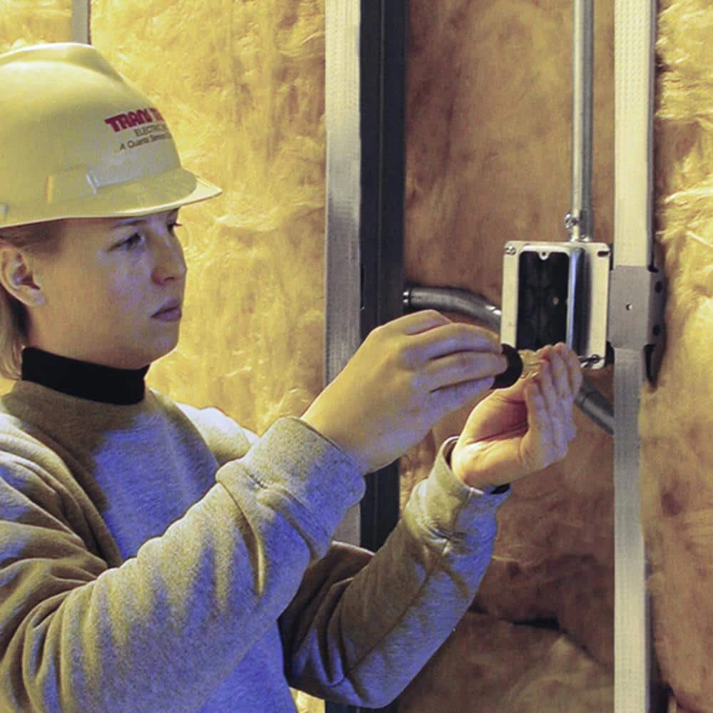 4 in. Welded Square Electrical Box, Bracket (25-Pack) by RACO 5 4 in. Welded Square Electrical Box, Bracket (25-Pack) by RACO - Image 3