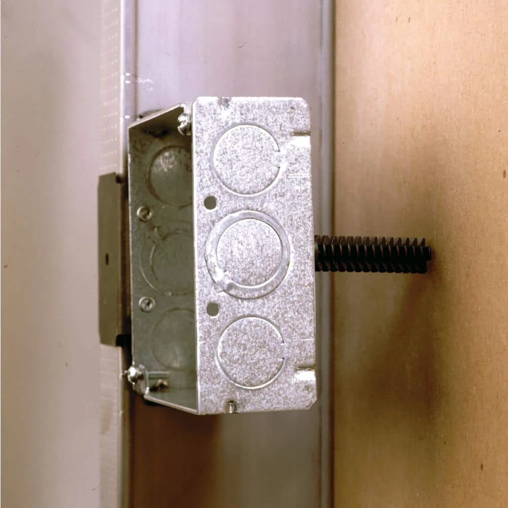 4 in. Welded Square Electrical Box, Bracket (25-Pack) by RACO 4 4 in. Welded Square Electrical Box, Bracket (25-Pack) by RACO - Image 2