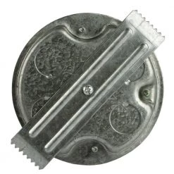 4 in. W x 1/2 in. D Steel Gray Round Ceiling Rated Box for Old Work, 1-Pack by RACO -Legrand Sales raco boxes brackets 297 66 1000