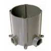 98 cu. in. PVC Gray Non-Metallic Floor Box for Concrete Pour with 3/4 in. and 1 in. Hubs, 1-Pack by RACO 1 98 cu. in. PVC Gray Non-Metallic Floor Box for Concrete Pour with 3/4 in. and 1 in. Hubs, 1-Pack by RACO -Legrand Sales raco boxes brackets 5511 64 1000