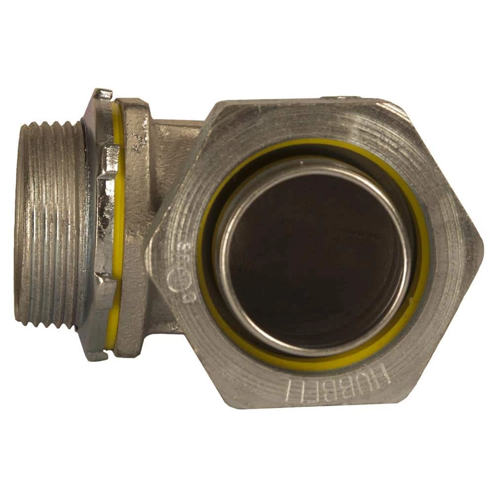 1 in. Uninsulated Liquid-Tight 90-Degree Connector, 1-Pack by RACO 3 1 in. Uninsulated Liquid-Tight 90-Degree Connector, 1-Pack by RACO