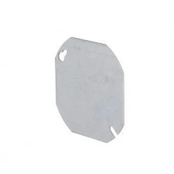 4 in. W Steel Metallic Flat Blank Octagon Cover, 1-Pack by RACO 13 4 in. W Steel Metallic Flat Blank Octagon Cover, 1-Pack by RACO -Legrand Sales raco covers 722 4f 1000