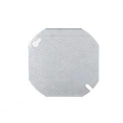 4 in. Octagon Flat, Blank Cover (50-Pack) by RACO