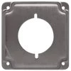 4 in. W Steel Metallic 1-Gang Exposed Work Square Cover for 2.141 in. dia. 30-50A Round Receptacle, 1-Pack by RACO -Legrand Sales raco covers 810c 64 1000