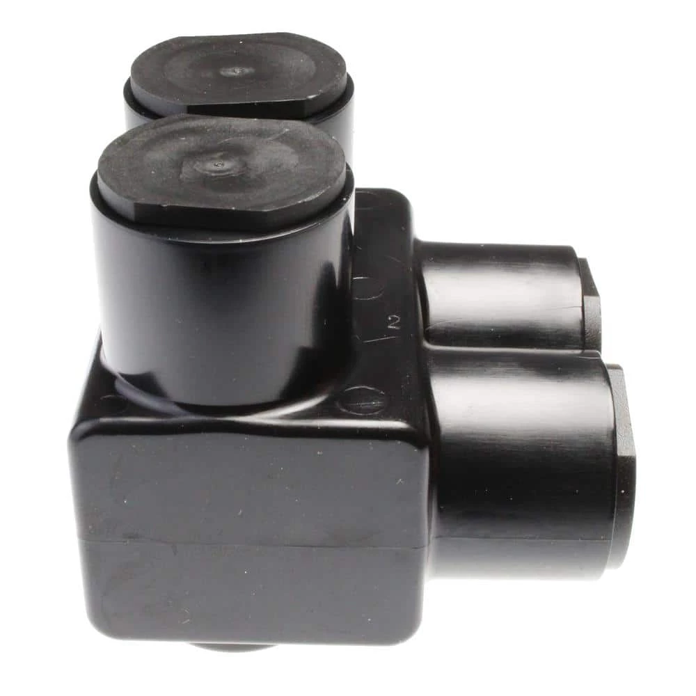 BURNDY Aluminum Black 2-Port 1-Sided UV-Insulated Standard Wire Connector, 1-Pack by RACO 7 BURNDY Aluminum Black 2-Port 1-Sided UV-Insulated Standard Wire Connector, 1-Pack by RACO - Image 5