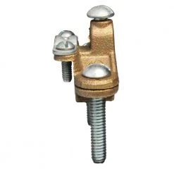 1/2 in. to 1 in. Bronze Ground Clamp, 1-Pack by RACO -Legrand Sales raco wire connectors wire terminals c6bag1r 1f 1000