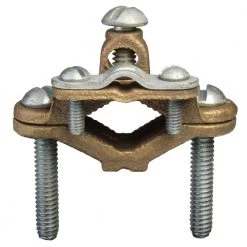 1/2 in. to 1 in. Bronze Ground Clamp, 1-Pack by RACO -Legrand Sales raco wire connectors wire terminals c6bag1r 44 1000