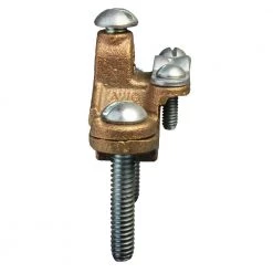 1/2 in. to 1 in. Bronze Ground Clamp, 1-Pack by RACO -Legrand Sales raco wire connectors wire terminals c6bag1r 4f 1000