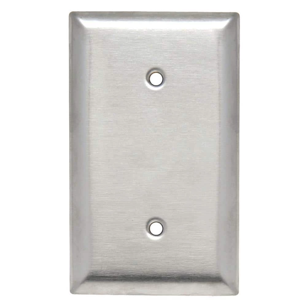 Pass & Seymour 430S/S 1 Gang Strap Mounted Blank Wall Plate, Stainless Steel (1-Pack) by Legrand 3 Pass & Seymour 430S/S 1 Gang Strap Mounted Blank Wall Plate, Stainless Steel (1-Pack) by Legrand