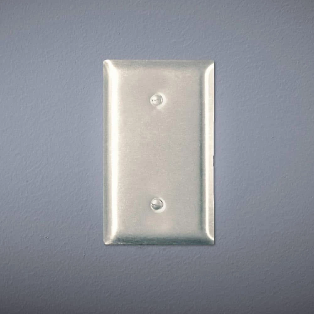 Pass & Seymour 430S/S 1 Gang Strap Mounted Blank Wall Plate, Stainless Steel (1-Pack) by Legrand 4 Pass & Seymour 430S/S 1 Gang Strap Mounted Blank Wall Plate, Stainless Steel (1-Pack) by Legrand - Image 2
