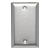 Pass & Seymour 302/304 S/S 1 Gang Box Mount Blank Wall Plate, Stainless Steel (1-Pack) by Legrand -Legrand Sales stainless steel legrand blank wall plates ss13 64 1000