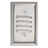 Pass & Seymour 302/304 S/S 1 Gang Vertical Louvered Wall Plate, Stainless Steel (1-Pack) by Legrand -Legrand Sales stainless steel legrand blank wall plates ss771 64 1000