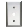 Pass & Seymour 302/304 S/S 1 Gang Strap Mounted Coaxial Wall Plate, Stainless Steel (1-Pack) by Legrand -Legrand Sales stainless steel legrand coaxial wall plates ss12 64 1000