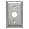 Pass & Seymour 302/304 S/S 1 Gang Strap Mounted Coaxial Wall Plate, Stainless Steel (1-Pack) by Legrand -Legrand Sales stainless steel legrand coaxial wall plates ss730 64 1000