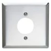 Pass & Seymour 302/304 S/S 2 Gang 1 Single Power Outlet 1.563-in. Hole Wall Plate, Stainless Steel (1-Pack) by Legrand -Legrand Sales stainless steel legrand outlet wall plates ss710 64 1000