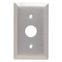 Pass & Seymour 302/304 S/S 1 Gang KL Locking Switch 0.906-in. Hole Wall Plate, Stainless Steel (1-Pack) by Legrand