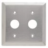 Pass & Seymour 302/304 S/S 2 Gang 2 KL Locking Switch 0.906-in. Hole Wall Plate, Stainless Steel (1-Pack) by Legrand -Legrand Sales stainless steel legrand rocker light switch plates ss727 64 1000