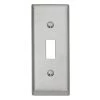 Pass & Seymour 302/304 S/S 1 Gang Toggle Narrow Wall Plate, Stainless Steel (1-Pack) by Legrand -Legrand Sales stainless steel legrand toggle light switch plates ssn14 64 1000