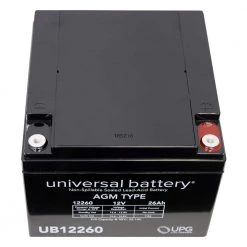 12-Volt 26 Ah AGM Rechargeable Battery w/I2 Terminals by UPG -Legrand Sales upg 12v batteries 40598 4f 1000