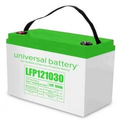 12.8-Volt 103 Ah Lithium LFP Rechargeable Battery with I8 Terminals by UPG