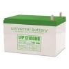 12.8-Volt 18 Ah Lithium LFP Rechargeable Battery with Nut & Bolt Terminals by UPG -Legrand Sales upg 12v batteries 48045 64 1000