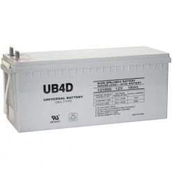 12-Volt 180 Ah L4 Terminal Sealed Lead Acid (SLA) GEL Rechargeable Battery by UPG