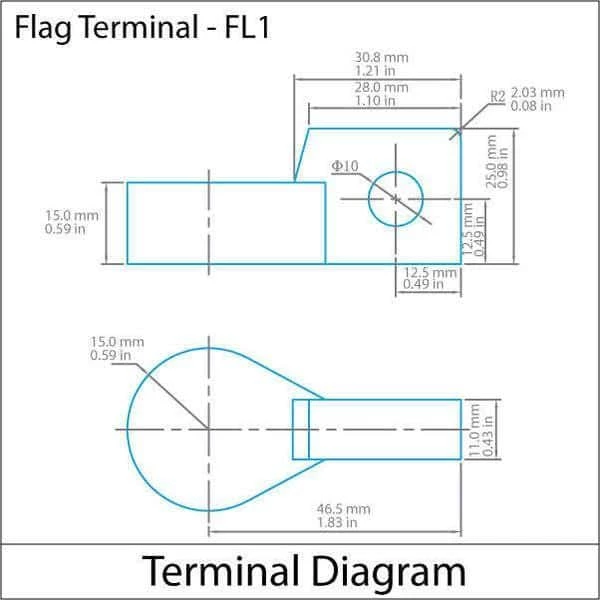 12-Volt 110 Ah FL1 Terminal Sealed Lead Acid (SLA) AGM Rechargeable Battery by UPG 6 12-Volt 110 Ah FL1 Terminal Sealed Lead Acid (SLA) AGM Rechargeable Battery by UPG - Image 5