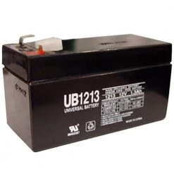 12-Volt 1.3 Ah F1 Terminal Sealed Lead Acid (SLA) AGM Rechargeable Battery by UPG