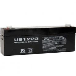 12-Volt 2.2 Ah F1 Terminal Sealed Lead Acid (SLA) AGM Terminal Rechargeable Battery by UPG