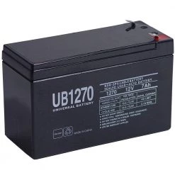 12-Volt 7 Ah F1 Terminal Sealed Lead Acid (SLA) AGM Rechargeable Battery by UPG