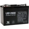 12-Volt 90 Ah Z1 Terminal Sealed Lead Acid (SLA) AGM Rechargeable Battery by UPG -Legrand Sales upg 12v batteries ub12900 group 27 64 1000